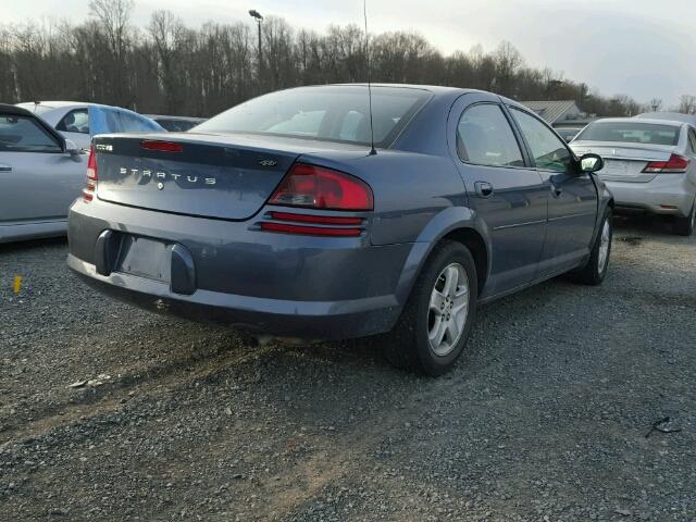 1B3EL46X13N536733 - 2003 DODGE STRATUS SE BLUE photo 4