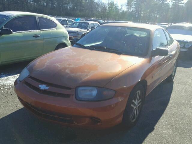 1G1JC12F647349320 - 2004 CHEVROLET CAVALIER ORANGE photo 2