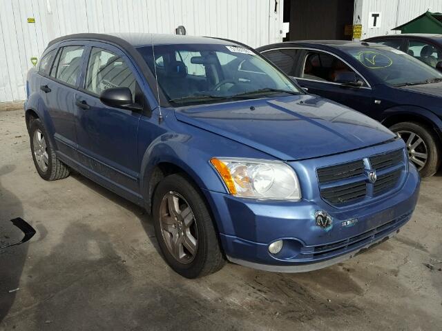 1B3HB48B27D173243 - 2007 DODGE CALIBER SX BLUE photo 1