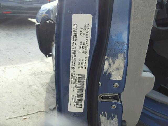 1B3HB48B27D173243 - 2007 DODGE CALIBER SX BLUE photo 10