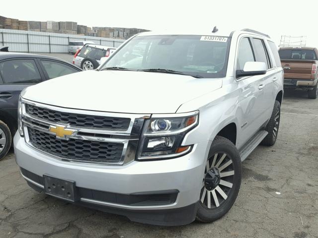 1GNSKBKC3FR283723 - 2015 CHEVROLET TAHOE K150 SILVER photo 2