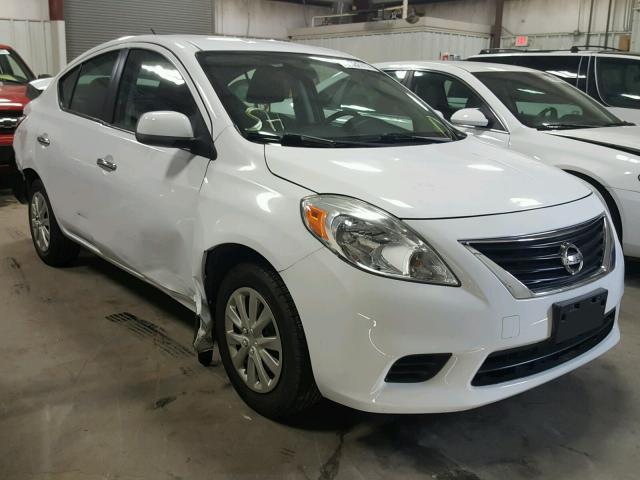 3N1CN7AP0CL907926 - 2012 NISSAN VERSA S WHITE photo 1