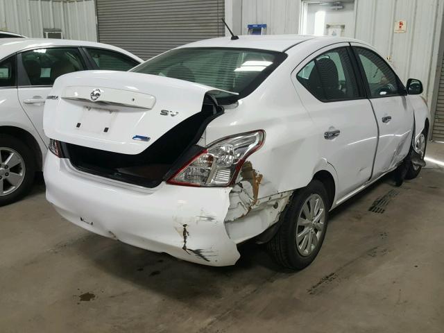 3N1CN7AP0CL907926 - 2012 NISSAN VERSA S WHITE photo 4