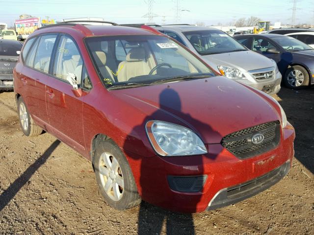 KNAFG525977080540 - 2007 KIA RONDO BASE MAROON photo 1