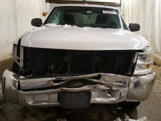 1GCRCSEA5CZ332611 - 2012 CHEVROLET SILVERADO WHITE photo 9