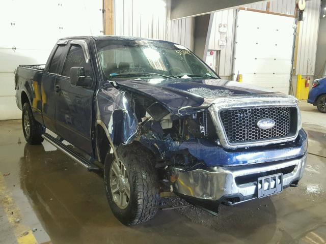 1FTPX14577FB56999 - 2007 FORD F150 BLUE photo 1