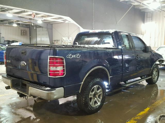 1FTPX14577FB56999 - 2007 FORD F150 BLUE photo 4