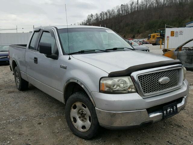 1FTRX12W95NA67054 - 2005 FORD F150 SILVER photo 1