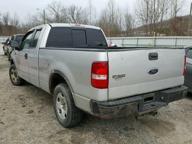 1FTRX12W95NA67054 - 2005 FORD F150 SILVER photo 3