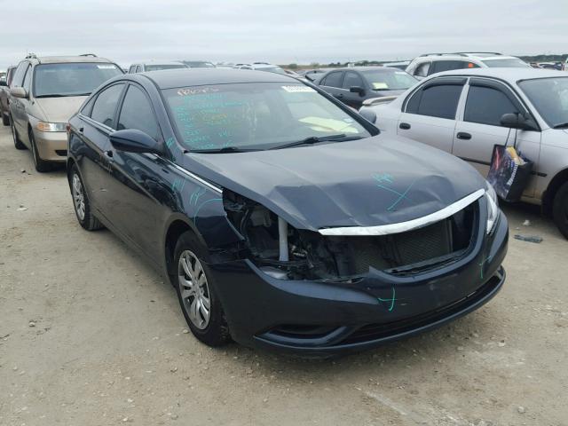 5NPEB4ACXCH325407 - 2012 HYUNDAI SONATA GLS BLUE photo 1