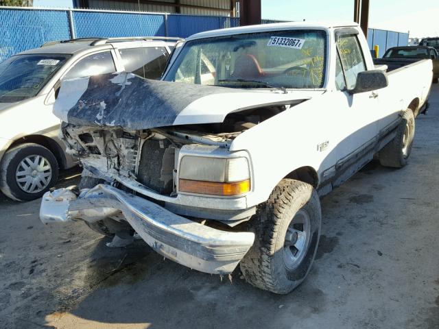 1FTEF15Y9TLB06586 - 1996 FORD F150 WHITE photo 2