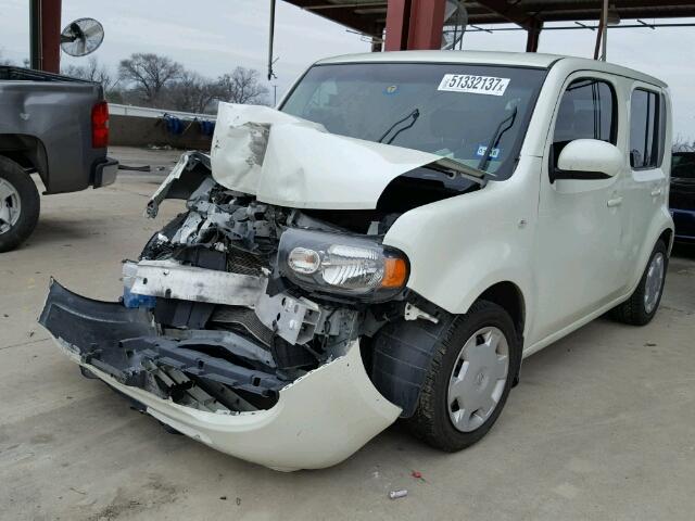 JN8AZ28R19T131351 - 2009 NISSAN CUBE BASE WHITE photo 2