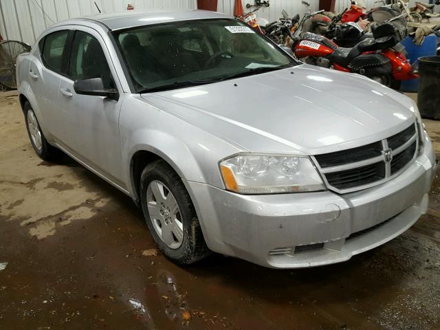 1B3LC46K08N234840 - 2008 DODGE AVENGER SE SILVER photo 1