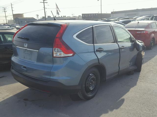 2HKRM3H38EH548916 - 2014 HONDA CR-V LX BLUE photo 4