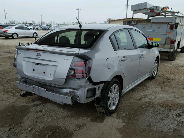 3N1AB6AP1AL727426 - 2010 NISSAN SENTRA 2.0 SILVER photo 4