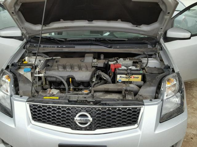 3N1AB6AP1AL727426 - 2010 NISSAN SENTRA 2.0 SILVER photo 7