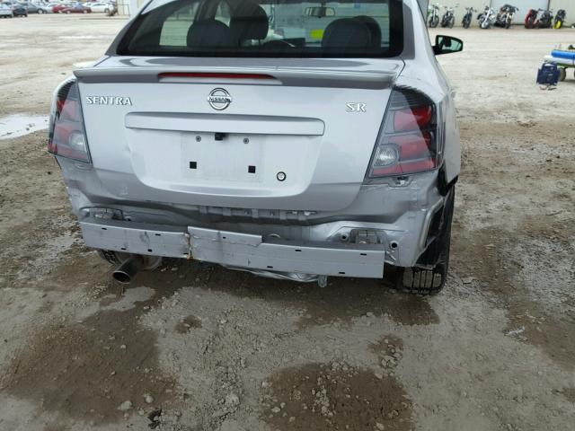 3N1AB6AP1AL727426 - 2010 NISSAN SENTRA 2.0 SILVER photo 9