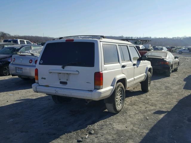 1J4FJ78SXVL601079 - 1997 JEEP CHEROKEE C WHITE photo 4