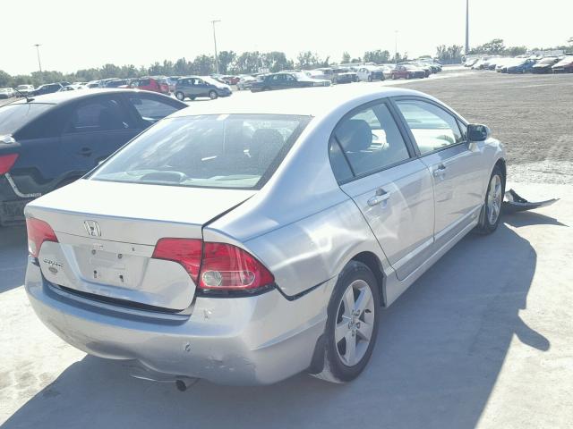1HGFA16876L011273 - 2006 HONDA CIVIC EX ვერცხლისფერი ფოტო 4