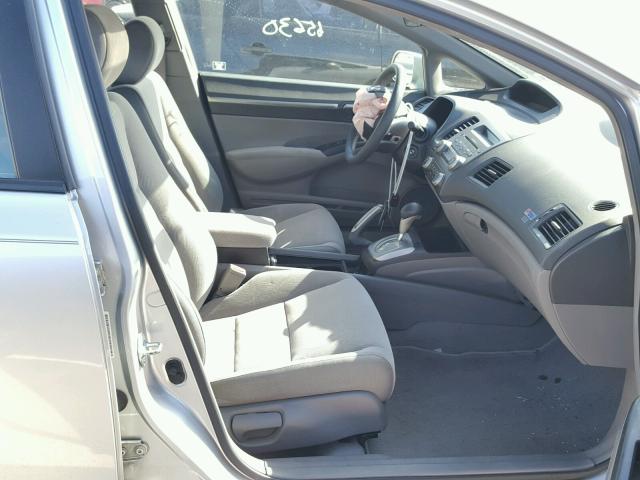 1HGFA16876L011273 - 2006 HONDA CIVIC EX ვერცხლისფერი ფოტო 5