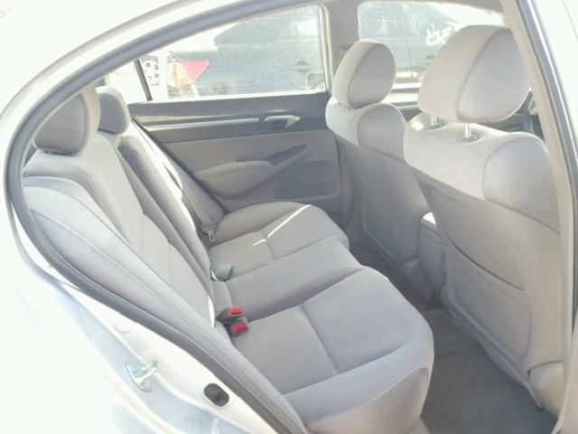 1HGFA16876L011273 - 2006 HONDA CIVIC EX ვერცხლისფერი ფოტო 6