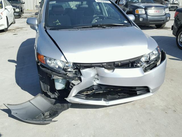1HGFA16876L011273 - 2006 HONDA CIVIC EX ვერცხლისფერი ფოტო 9