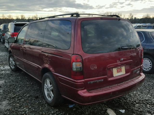 1GNDV13E22D316745 - 2002 CHEVROLET VENTURE LU RED photo 3