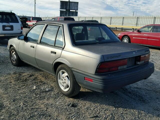 1G1JC5448P7134240 - 1993 CHEVROLET CAVALIER V GRAY photo 3