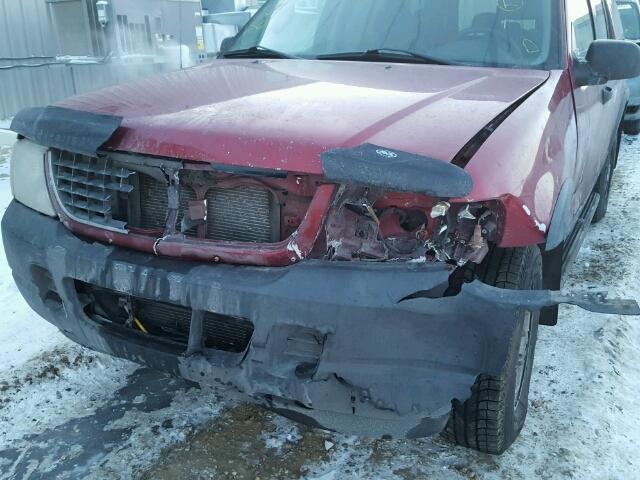 1FMZU72K25ZA72478 - 2005 FORD EXPLORER X RED photo 9