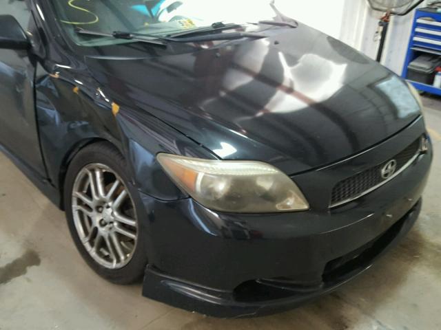 JTKDE177X60108249 - 2006 TOYOTA SCION TC BLACK photo 9