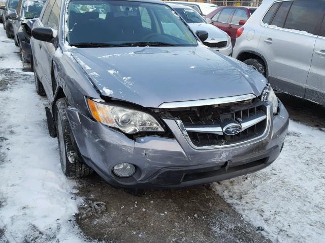 4S4BP61C097344072 - 2009 SUBARU OUTBACK 2. GRAY photo 9