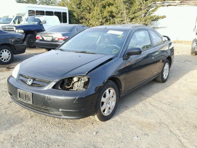 1HGEM21903L067253 - 2003 HONDA CIVIC EX BLACK photo 2