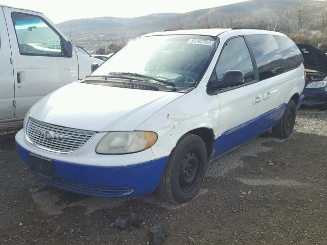 2C4GP44391R367766 - 2001 CHRYSLER TOWN & COU WHITE photo 2