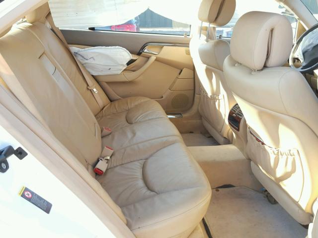 WDBNG75J83A316903 - 2003 MERCEDES-BENZ S 500 WHITE photo 6