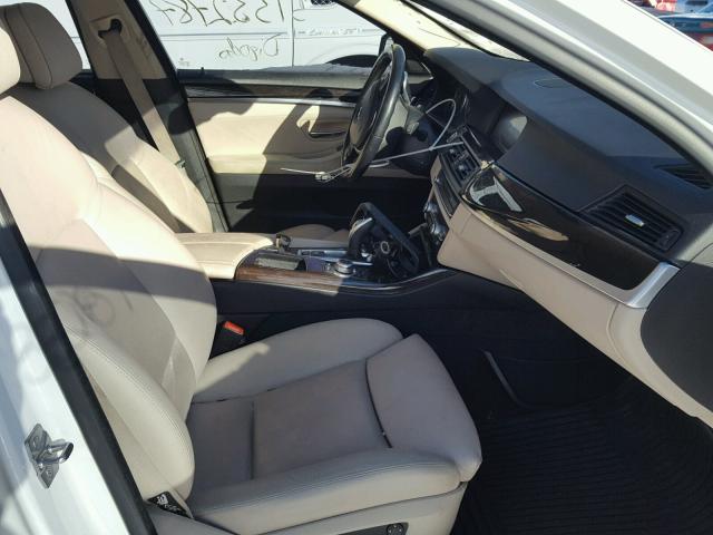 WBAFR7C52BC601411 - 2011 BMW 535 I WHITE photo 5