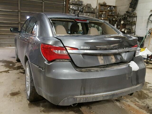 1C3BC1FG9BN611505 - 2011 CHRYSLER 200 TOURIN GRAY photo 3