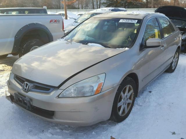 1HGCM66544A064485 - 2004 HONDA ACCORD EX TAN photo 2