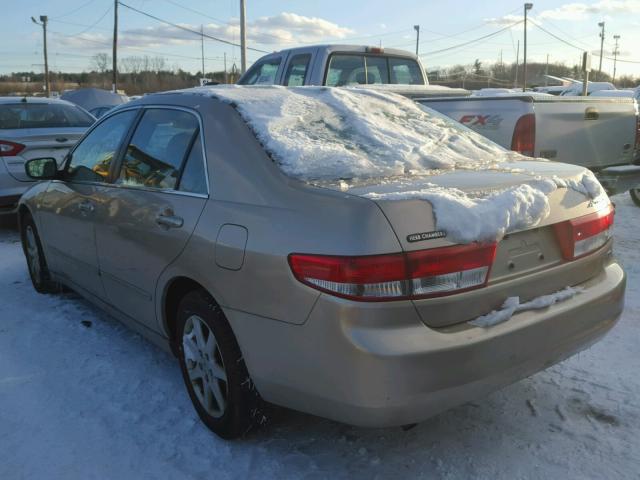 1HGCM66544A064485 - 2004 HONDA ACCORD EX TAN photo 3