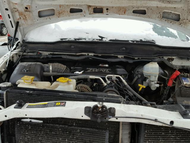 1D7HU16D85J563991 - 2005 DODGE RAM 1500 S WHITE photo 7