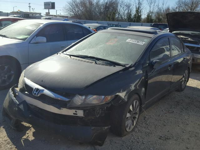 19XFA1F93BE010423 - 2011 HONDA CIVIC EXL 黑色 照片 2