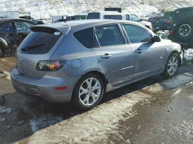 JM1BK143441154871 - 2004 MAZDA 3 HATCHBAC SILVER photo 4