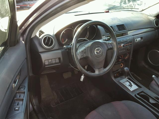 JM1BK143441154871 - 2004 MAZDA 3 HATCHBAC SILVER photo 9