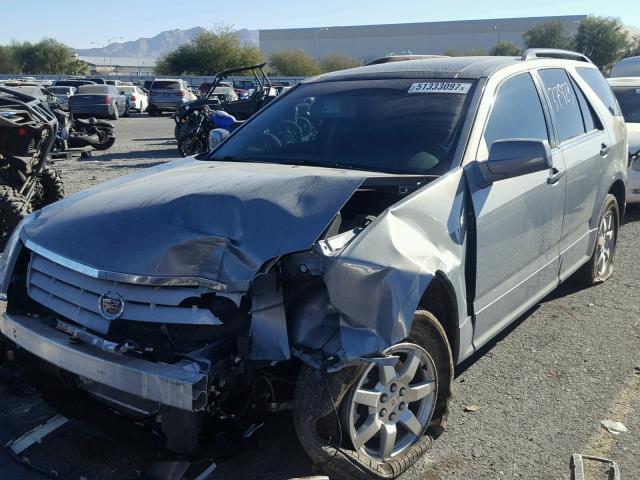 1GYEE637480129237 - 2008 CADILLAC SRX BLUE photo 2