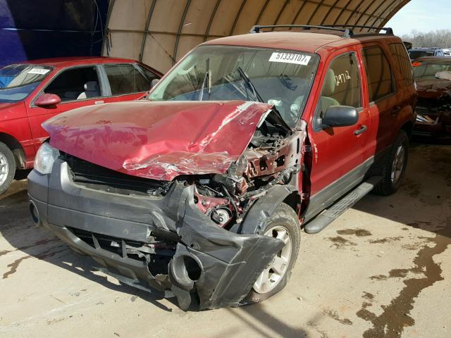1FMCU931X5KC72153 - 2005 FORD ESCAPE XLT RED photo 2