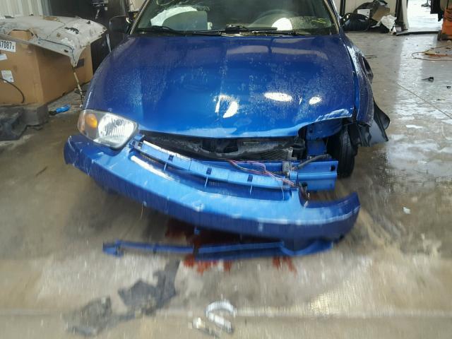 1G1JC52F037120413 - 2003 CHEVROLET CAVALIER BLUE photo 9