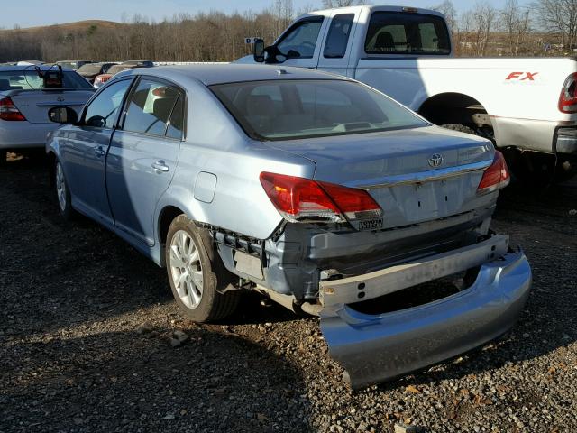 4T1BK3DB8BU389073 - 2011 TOYOTA AVALON BAS BLUE photo 3