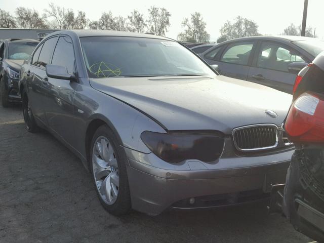 WBAGL63525DP76188 - 2005 BMW 745 I GRAY photo 1