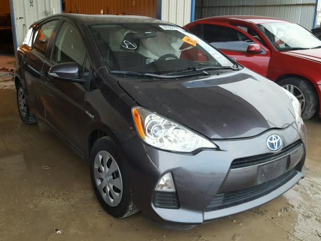 JTDKDTB37E1078024 - 2014 TOYOTA PRIUS C GRAY photo 1