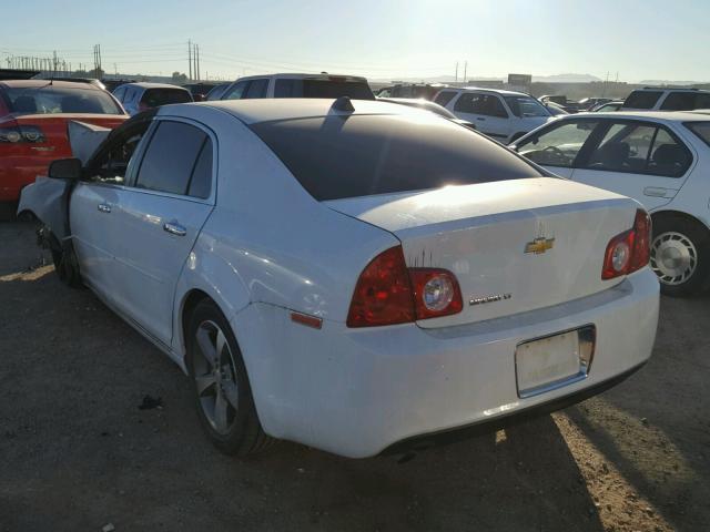 1G1ZC5E04CF390387 - 2012 CHEVROLET MALIBU 1LT WHITE photo 3