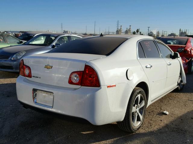 1G1ZC5E04CF390387 - 2012 CHEVROLET MALIBU 1LT WHITE photo 4